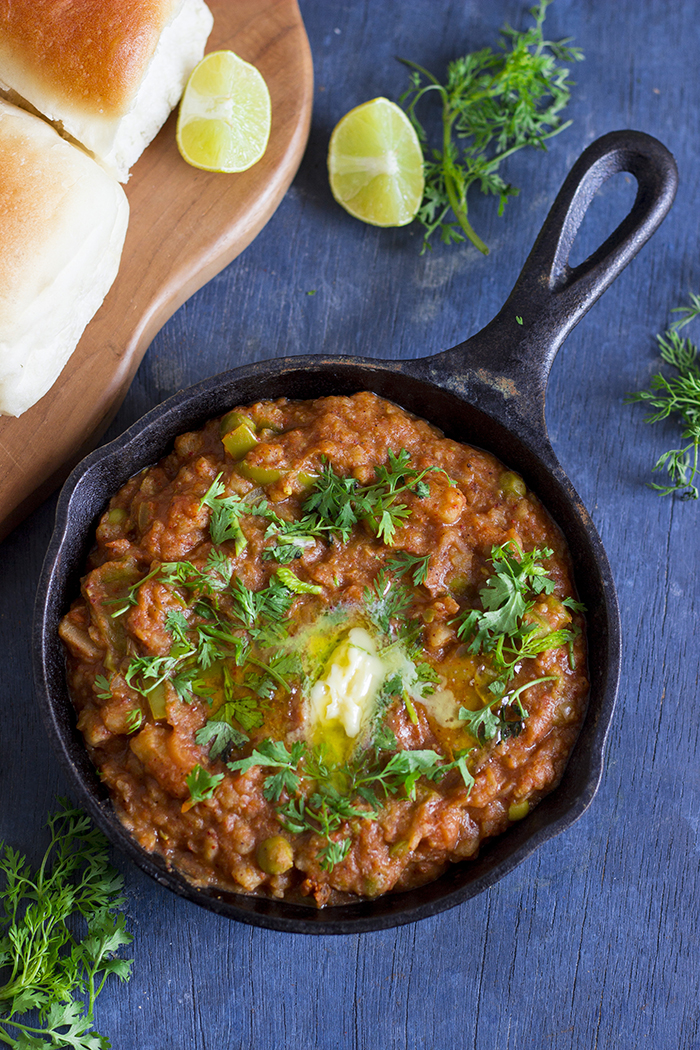Jain Pav Bhaji Recipe