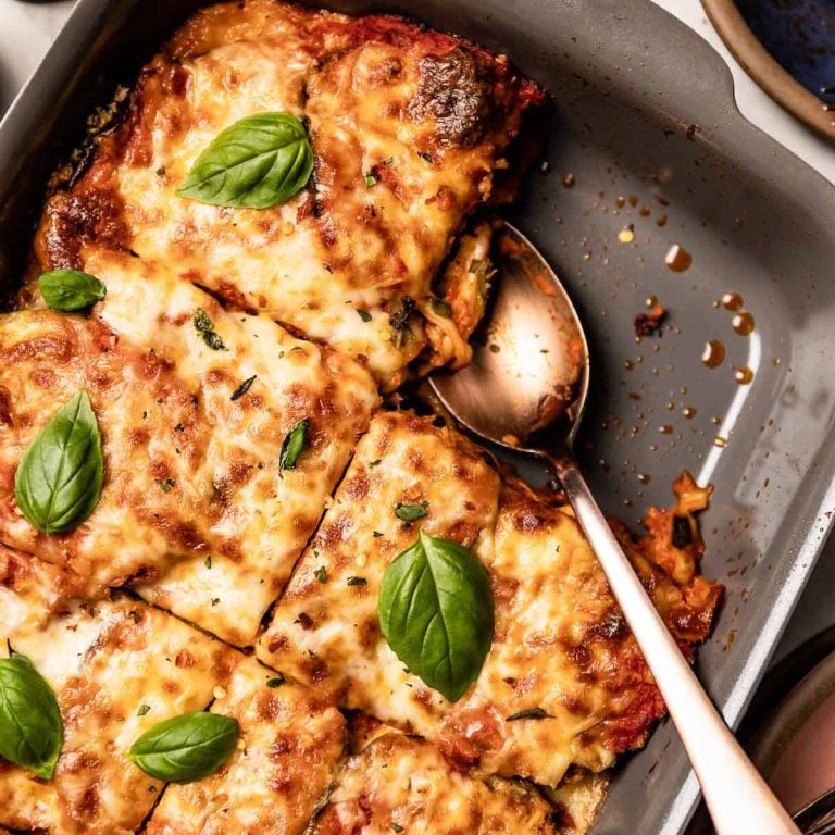 Oven Baked Eggplant Parmesan Recipe